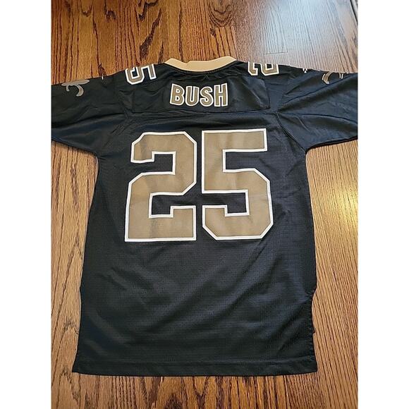 Reebok Reggie Bush New Orleans Saints Jersey Youth Medium 10-12 Football Boys - Picture 9 of 10
